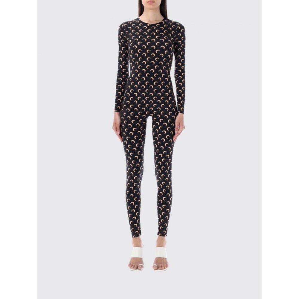 Marine Serre Women Monogram Print Jersey Jumpsuit Marine Serre
